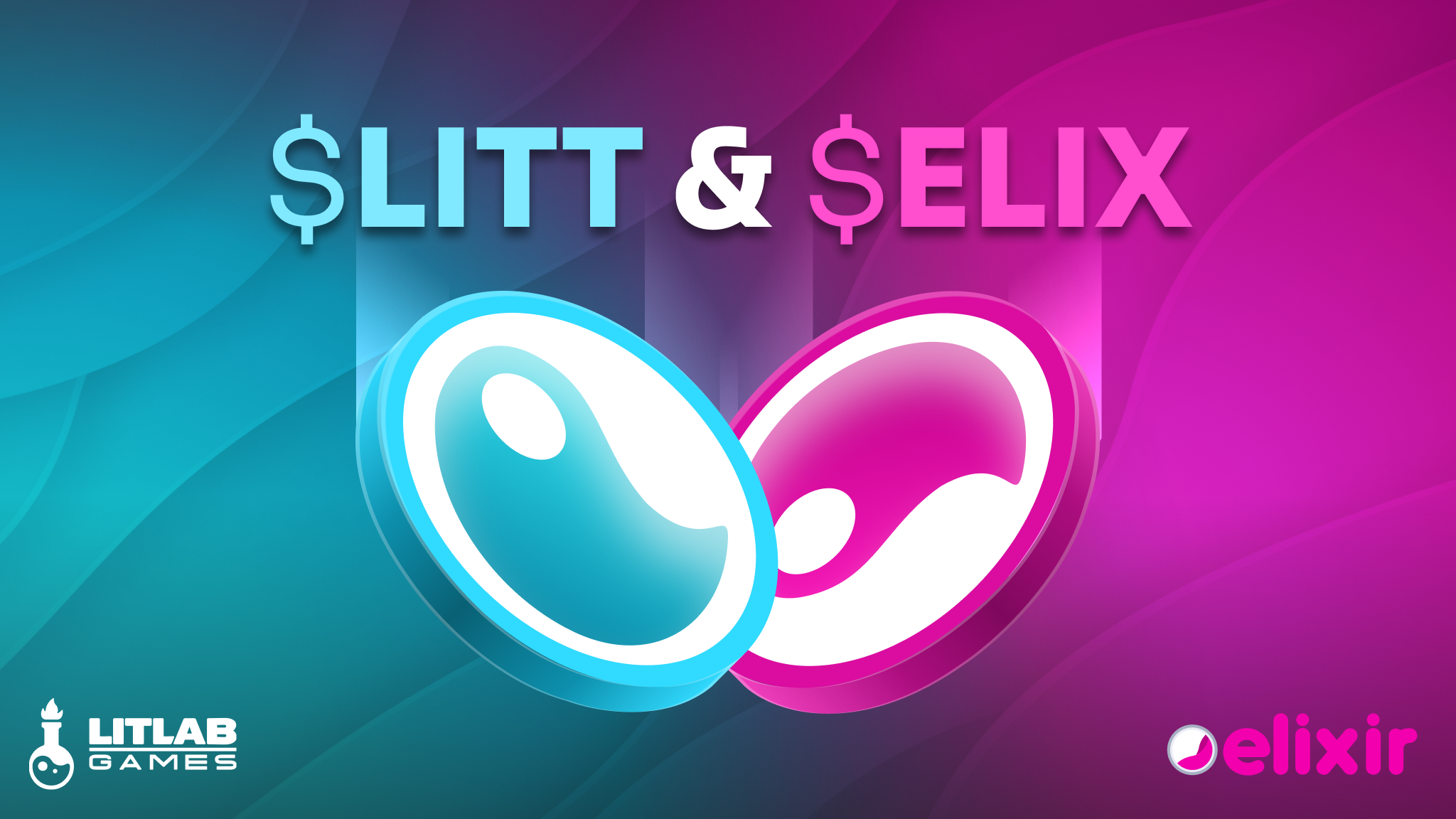 ELIXIR TOKEN — Visual comparison between $LITT and $ELIX